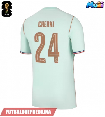 Lacne Muži Futbalové dres Francúzsko Rayan Cherki #24 MS 2026 Krátky Rukáv - Preč